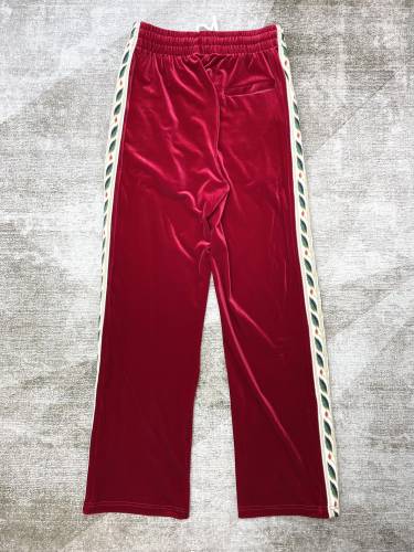 1:1 quality version Classic Straight-legged fleece pants