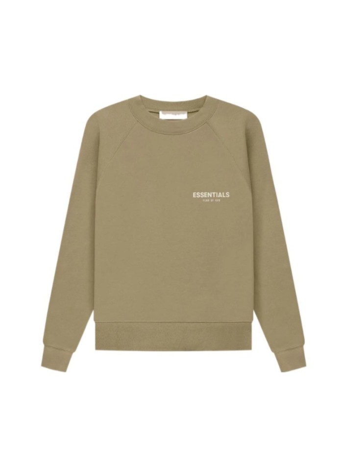 1:1 quality version Flocked Letter Logo Pullover Sweatshirt 3 colors