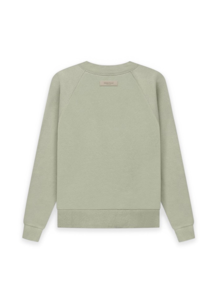 1:1 quality version Flocked Letter Logo Pullover Sweatshirt 3 colors