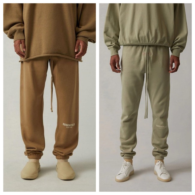 [Big & Tall for weights up to 220 lbs]1:1 quality version Flocked monogrammed logo drawstring sweatpants 4 colors