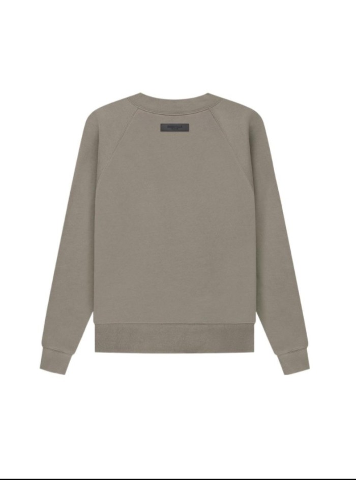 1:1 quality version Flocked Letter Logo Pullover Sweatshirt 3 colors