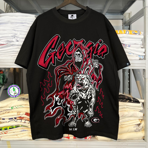 Soul Evil Dog Printed Short Sleeve