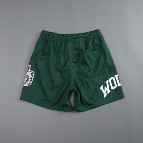 Wolf head letter print shorts 5 colors