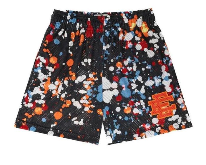  n casual splash ink shorts Three colors