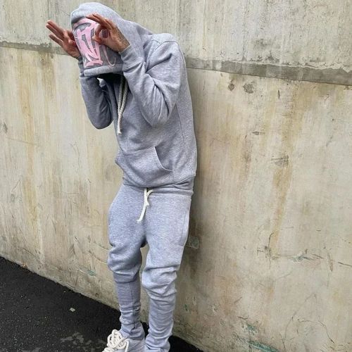American street print sweatpants