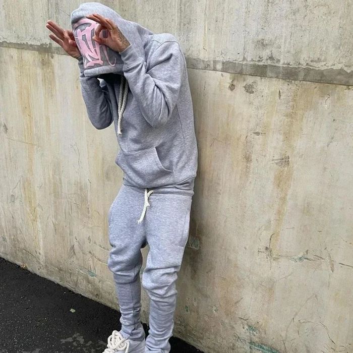 Hooded Printed Sweatshirt American Street 4 colors