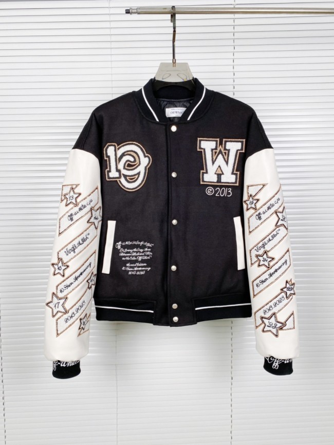 [buy more save more] 1:1 quality version High-temperature hot diamond baseball down cotton jacket