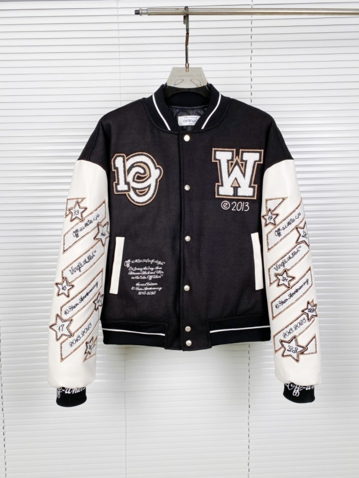 [buy more save more] 1:1 quality version High-temperature hot diamond baseball down cotton jacket