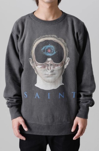 Brainstorm Printed Batik Washed Aged Sweatshirt