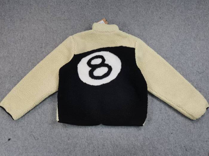 [50% Off]1:1 quality version eigth ball sherpa jacket 3 colors 20640118
