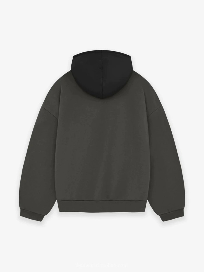 1:1 quality version 3D rubberized logo Patchwork Hoodie