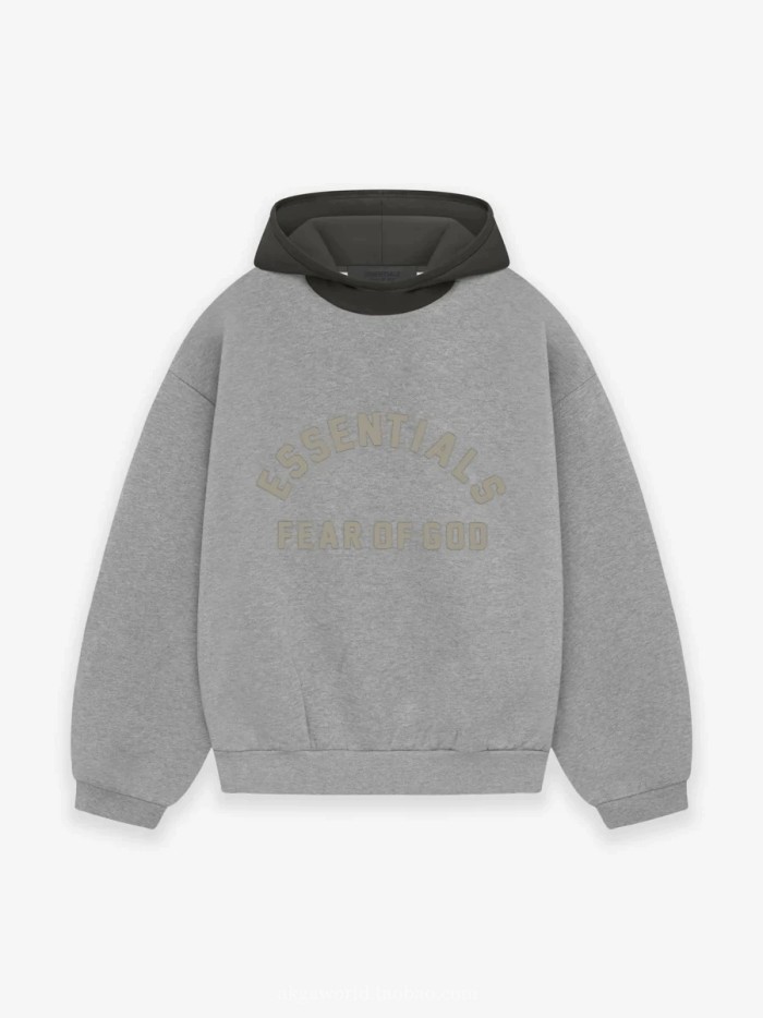 1:1 quality version 3D rubberized logo Patchwork Hoodie