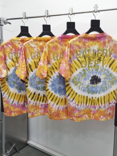 1:1 quality version Eyelet Iris Print Short Sleeve Tee