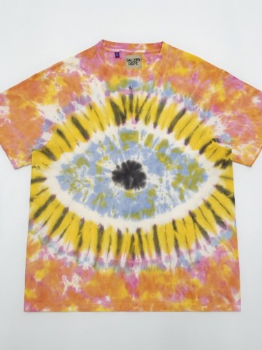 1:1 quality version Eyelet Iris Print Short Sleeve Tee