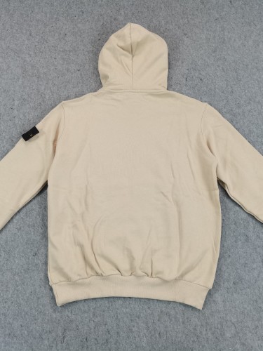 [Buy More Save More] Beige Gray Compass Cufflinks Hoodie