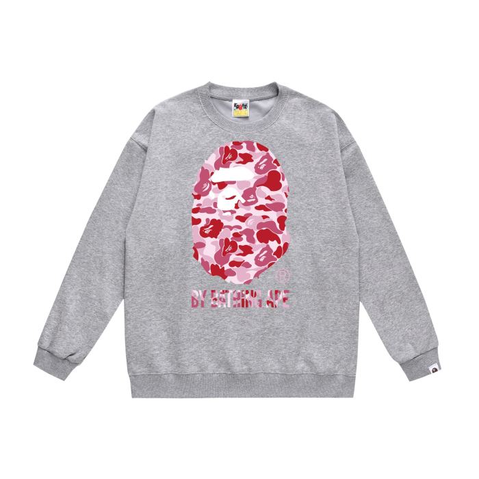 Big Head Logo Print Round Neck Sweatshirt