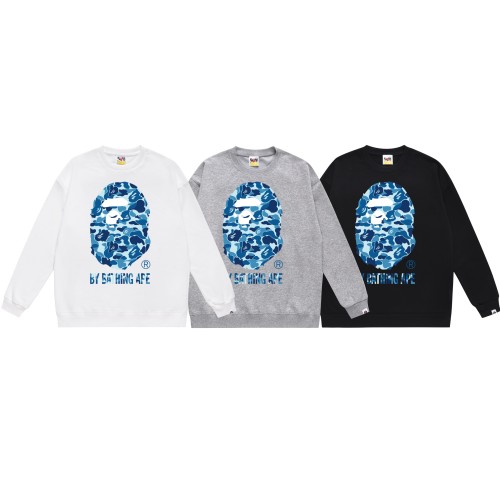 Big Head Logo Print Round Neck Sweatshirt