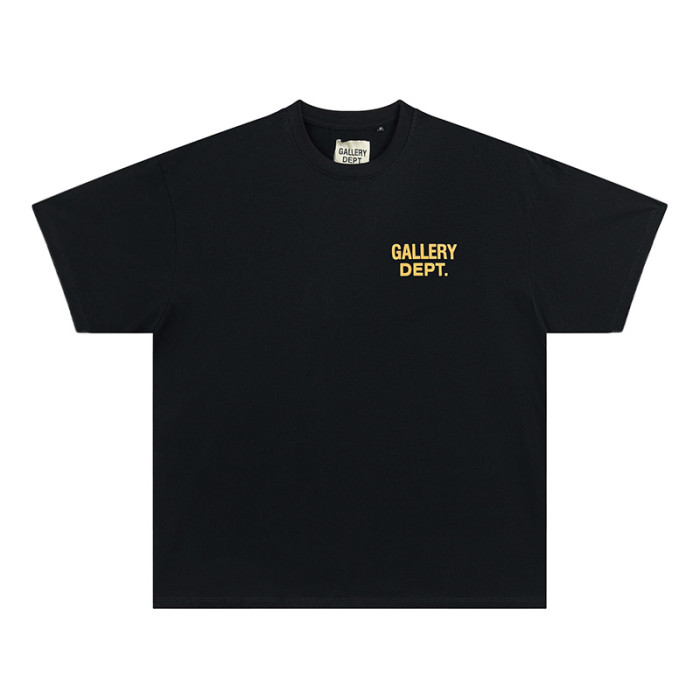 Lemon Yellow Back Letter Print tee 4 colors