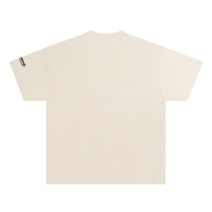 Multicolor Watercolor Graffiti Small Logo Print tee 2 colors