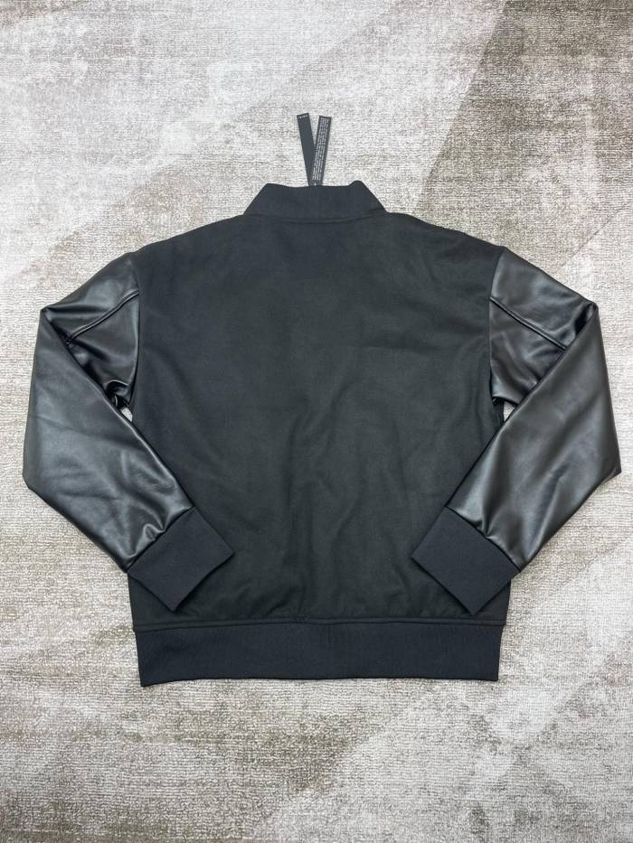 1:1 quality version Twill monogrammed embroidered jacket