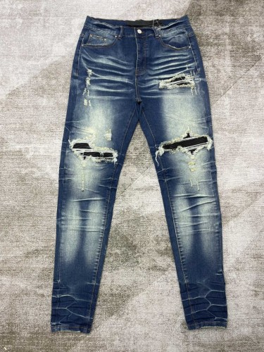 1:1 quality version Mended MX1 skinny jeans blue