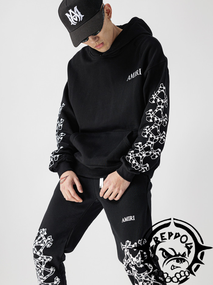 [50% Off]1:1 quality version arm bone print sweatshirt 20577180