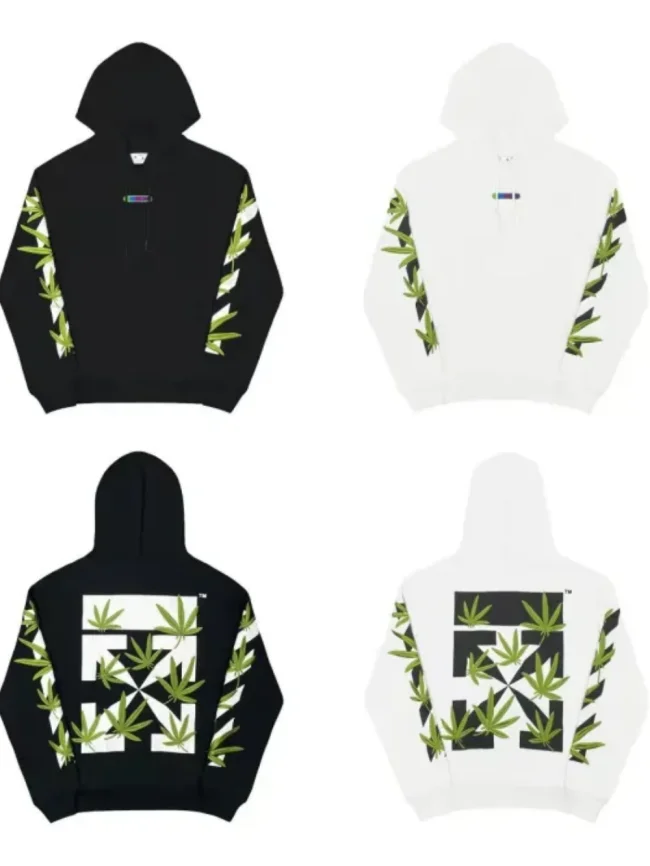 [buy more save more] 1:1 quality version Embroidered leaf arrow hoodie