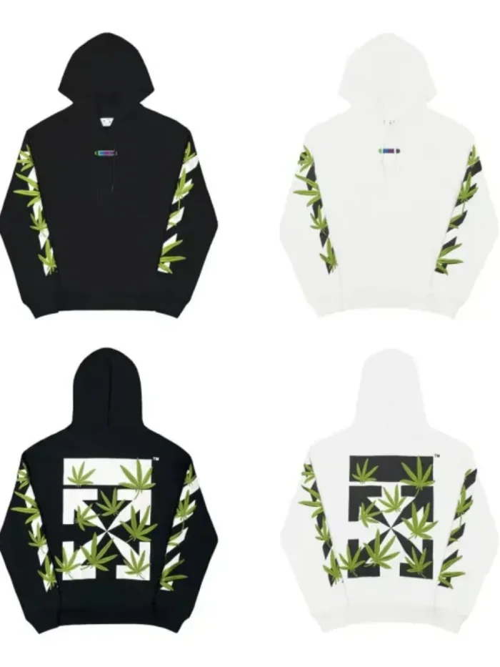 [buy more save more] 1:1 quality version Embroidered leaf arrow hoodie