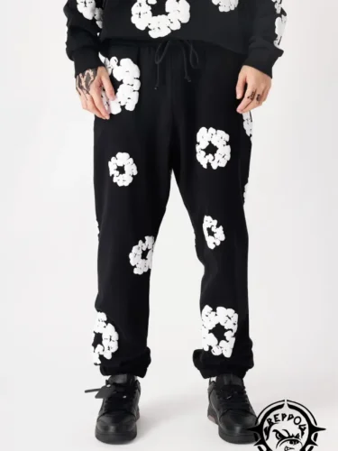[Including comparative images of RepDog and other seller] 1:1 quality version Irregular-Logo Long Sweatshirt Pants 12 colors