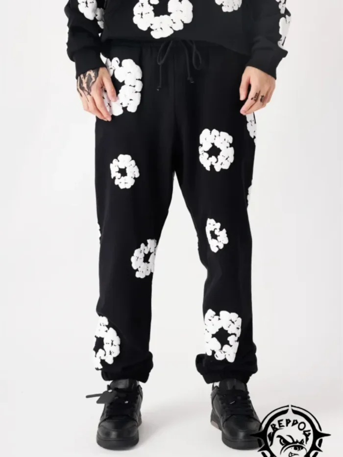 [Including comparative images of RepDog and other seller] 1:1 quality version Irregular-Logo Long Sweatshirt Pants 12 colors