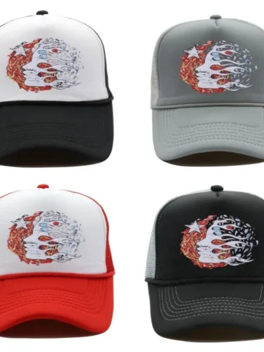 High Street Retro Mesh Creative Van Hat 8 colors