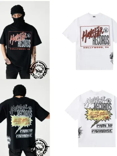 Breaking News black and white print tee 2 colors