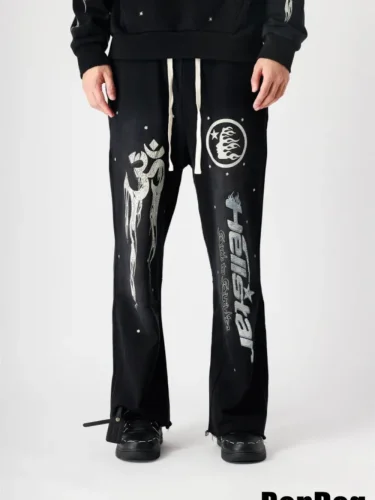 [Including comparative images of RepDog and other seller] 1:1 quality version Meteor Colorful Cloud Washed Old Sweatpants