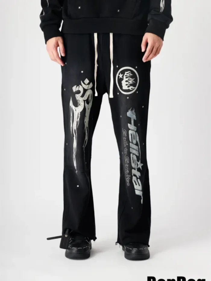 [Including comparative images of RepDog and other seller] 1:1 quality version Meteor Colorful Cloud Washed Old Sweatpants