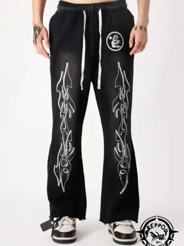 [Including comparative images of RepDog and other seller] 1:1 quality version Double side corrugated old sweatpants 2 colors