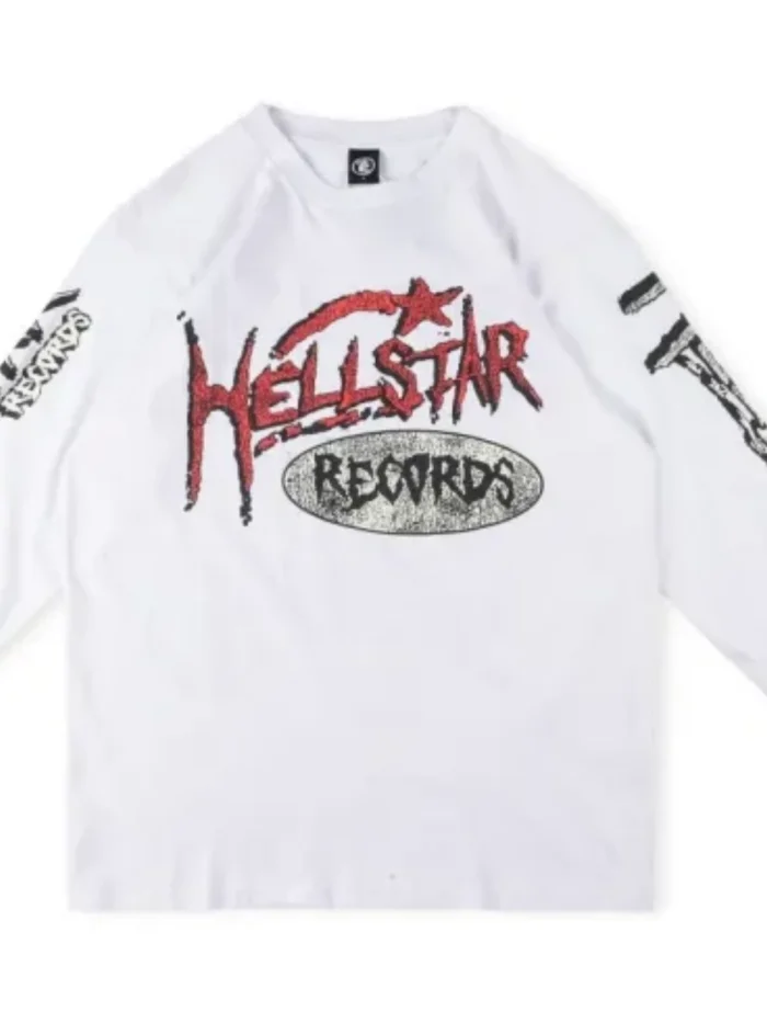 [buy more save more]1:1 quality version Devil's Gramophone Print Long Sleeve Sweatshirt