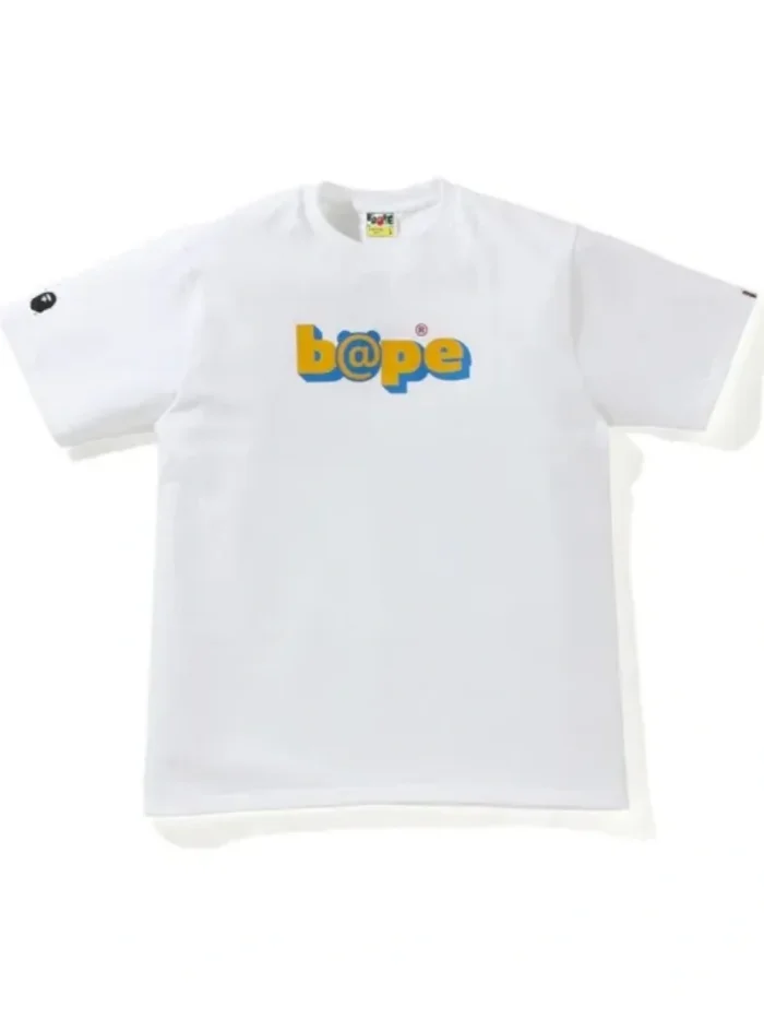 [buy more save more] Three dimensional small letter print short sleeve 2 colors
