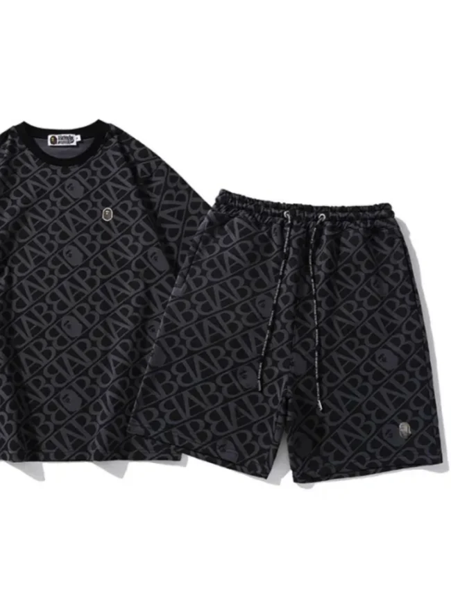 [buy more save more] Full Print Letters Shorts 2 Colors