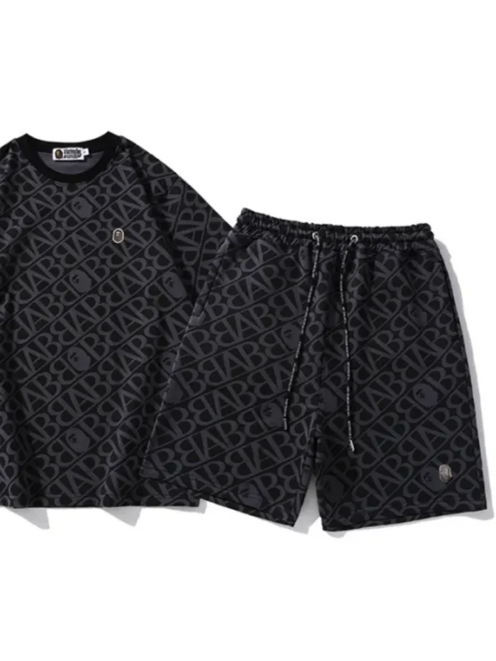 [buy more save more] Full Print Letters Shorts 2 Colors