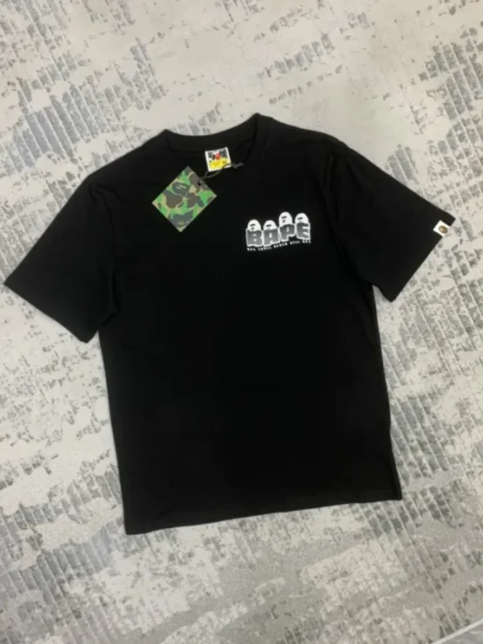 [buy more save more] Ape Head Back Lettering Graffiti Short Sleeve tee 2colors