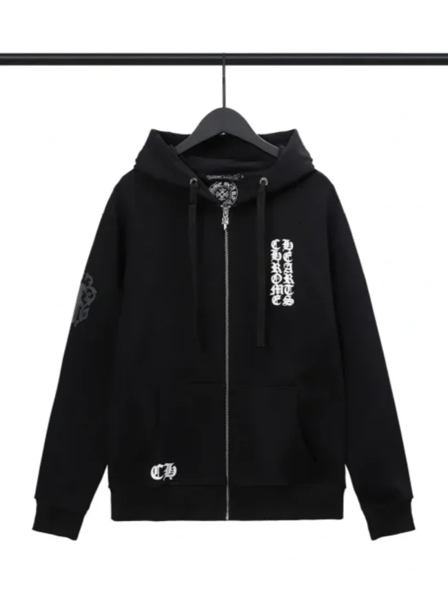 [Buy More Save More]Hollow Cross Scroll Zip Sweatshirt