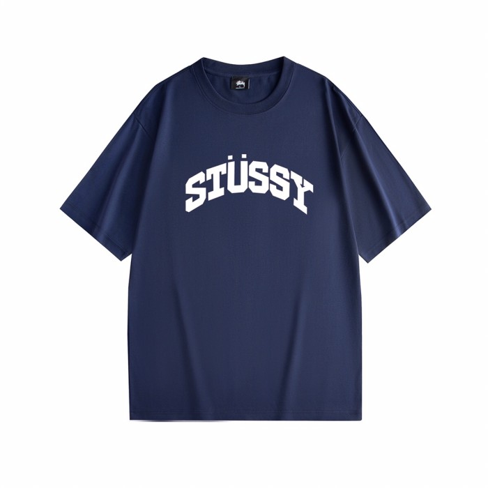 [buy more save more]Solid Color Front Chest Classic Letter Print Tee 4 colors