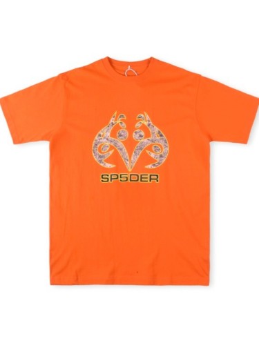 Antler Style Back Abstract Letter Print Tee