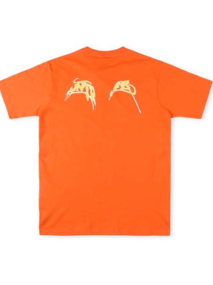 Antler Style Back Abstract Letter Print Tee