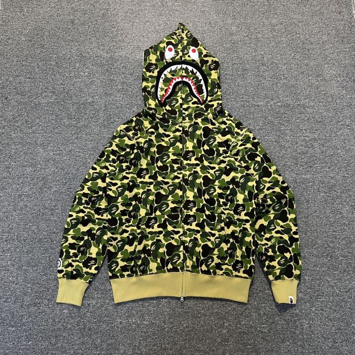  1:1 quality version Classic Shark Head Embroidered Hoodie 3 colors