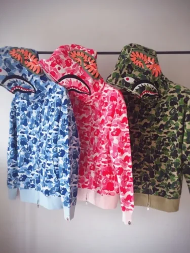 [buy more save more] 1:1 quality version ABC camo shark hoodie