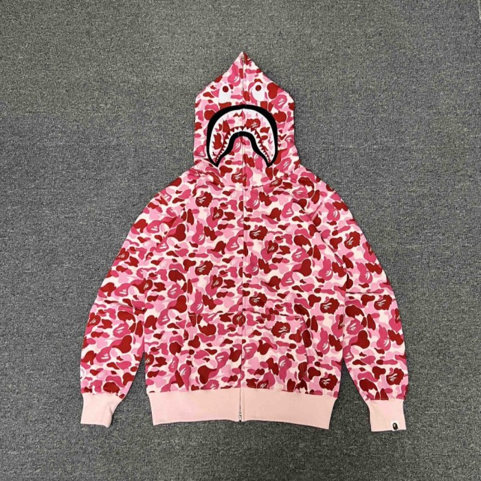  1:1 quality version Classic Shark Head Embroidered Hoodie 3 colors