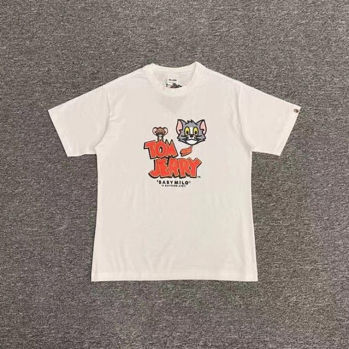 [buy more save more]1:1 quality version Ape Head Camouflage Cartoon Print Round Neck Tee 22 colors