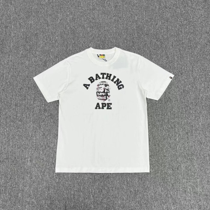 [buy more save more]1:1 quality version Ape Head Camouflage Cartoon Print Round Neck Tee 22 colors