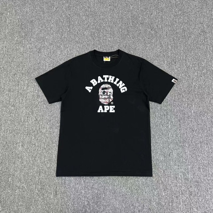 [buy more save more]1:1 quality version Ape Head Camouflage Cartoon Print Round Neck Tee 22 colors